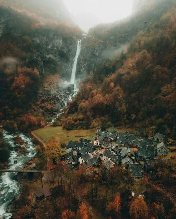 Foroglio waterfall